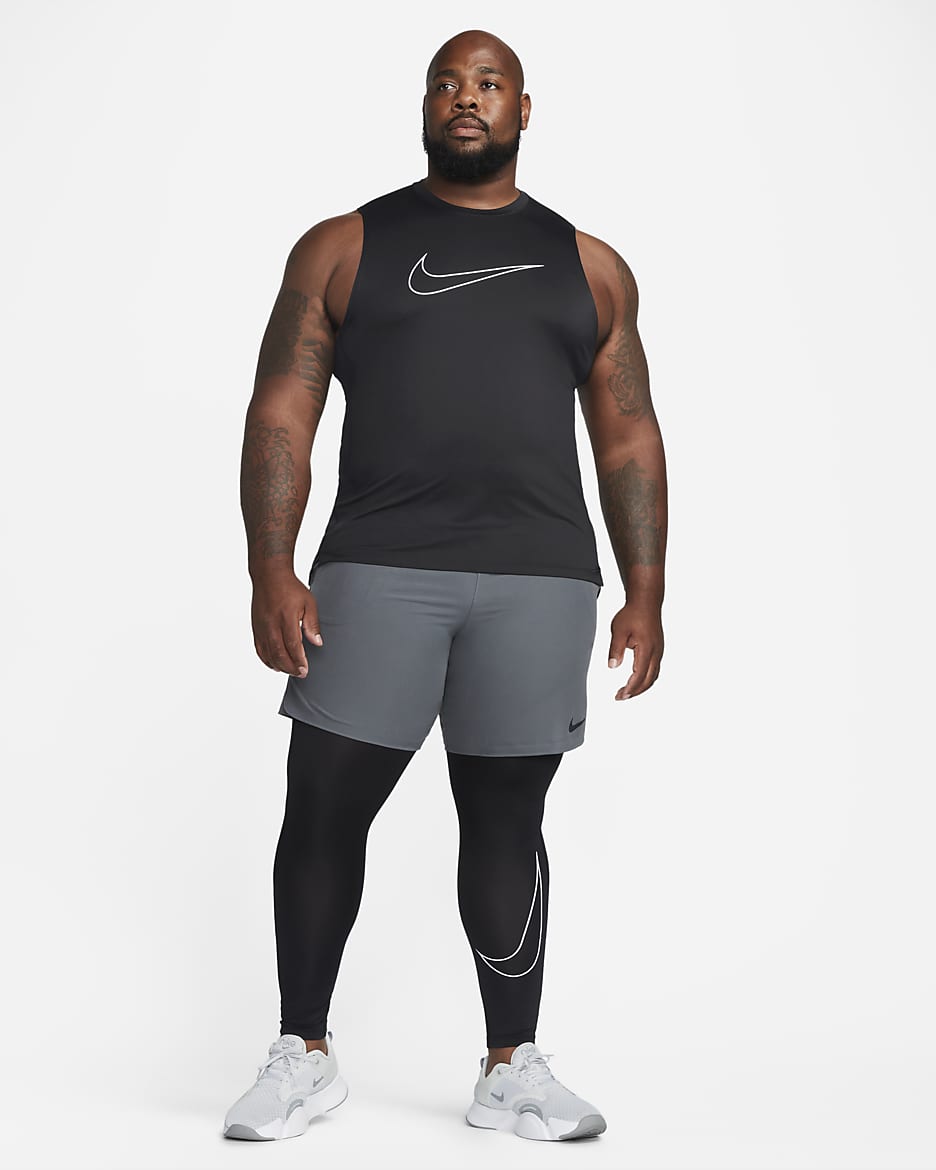 Nike pro dri fit sleeveless best sale